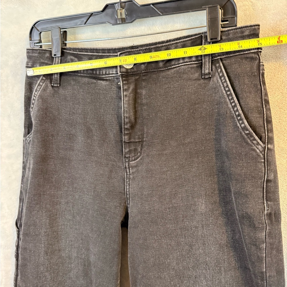STS Blue Women's Faded Black -Wide Leg Cargo Tall Jeans - Picture 9 of 13